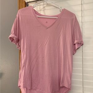 Pink Relaxed Short Sleeve T-Shirt
